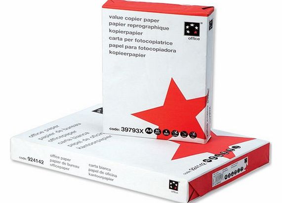 5 Star Value Copier Paper Multifunctional Ream-Wrapped 80gsm A3 White [500 Sheets]